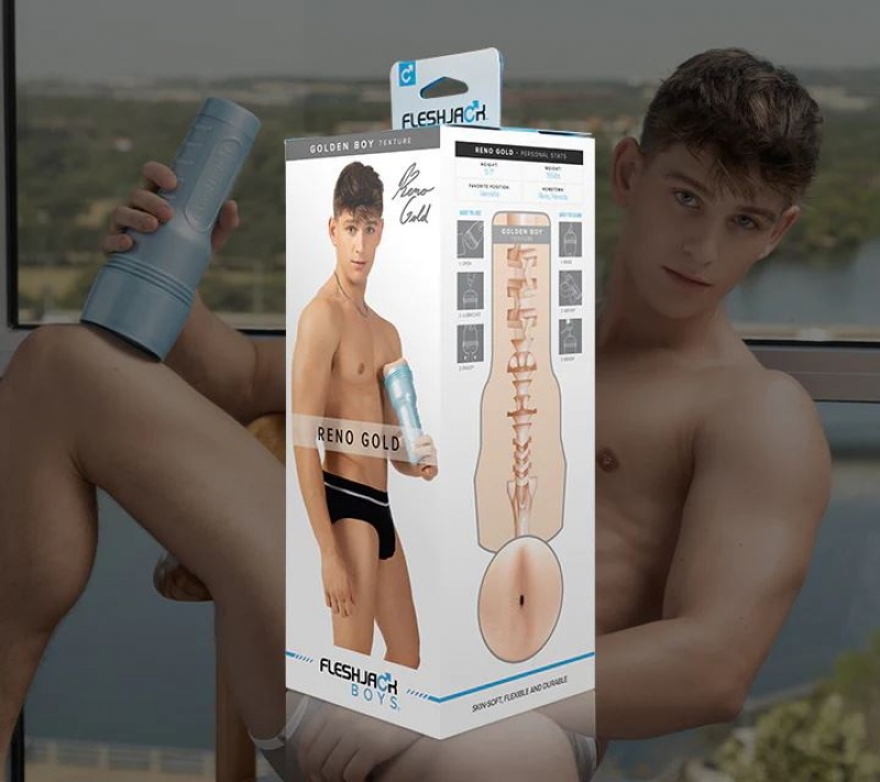 Fleshlight Reno Gold Male Pornstar Replicas | INDIA GTO-487015